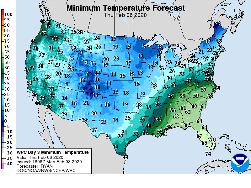 Day 3 Minimum Temperature